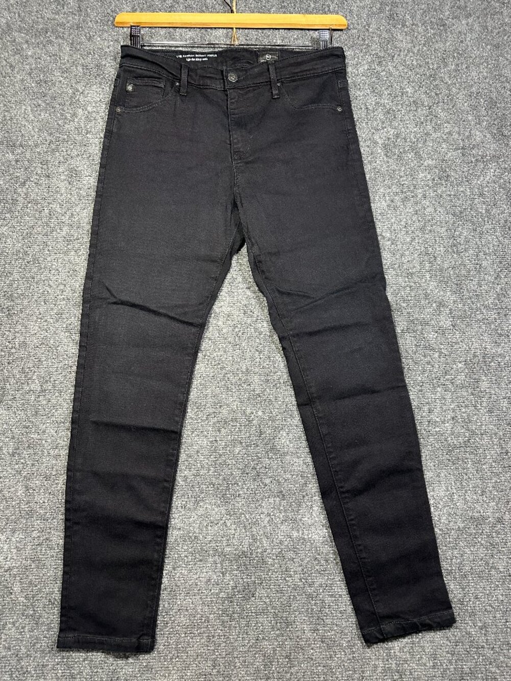AG Adriano Goldschmied Jeans Womens 28  Farrah Skinny Ankle High Rise Black
